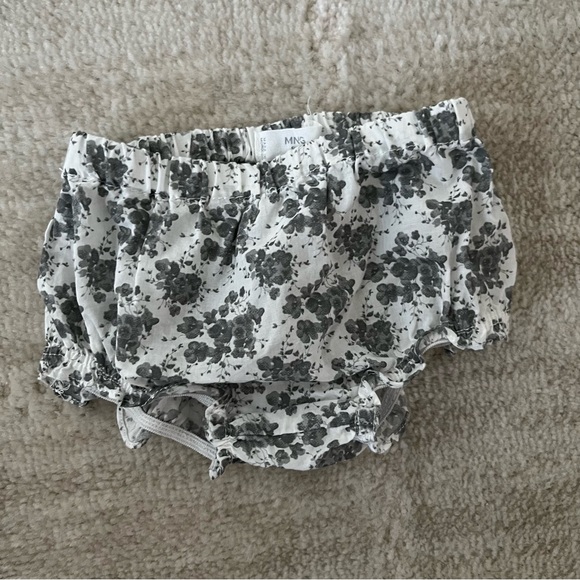 MANGO baby floral ruffle dress with bloomers - Picture 5 of 5